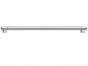 Telescopic Bracing Bar - Glass to Glass - Satin Chrome